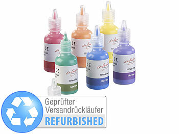 infactory 6er-Set Textilfarben, Versandrückläufer