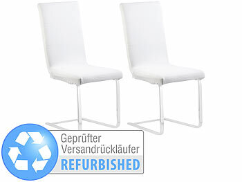 Sitzbezug Stretch: infactory 2er-Set Stretch-Stuhlhussen, OEKO-TEX®, Versandrückläufer