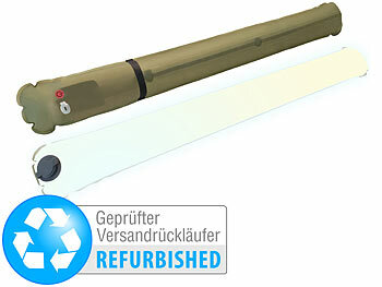 LED-Camping-Licht: Semptec Aufblasbare XL-Akku-Campingleuchte mit CCT-LEDs, Versandrückläufer