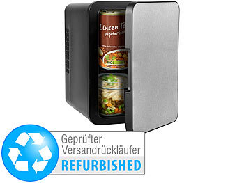 Rosenstein & Söhne Mobiler Mini-Kühlschrank: Mini-Kühlschrank mit Warmhalte- Funktion, Versandrückläufer (Mini-Kühlschrank 12V 230V)
