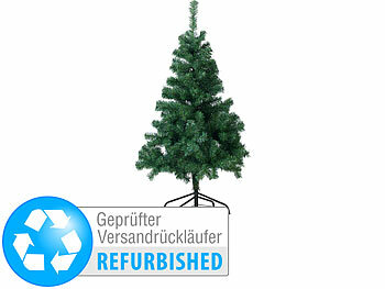 Weihnachtsdeko: infactory Künstlicher Weihnachtsbaum, 120 cm, 250 Spitzen, Versandrückläufer
