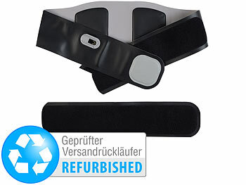 Bauch Muskel Trainer: newgen medicals 2in1-Akku-Bauchmuskeltrainer-Gürtel, Versandrückläufer 