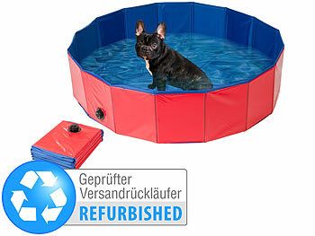 Sweetypet Faltbarer XL-Hundepool mit rutschfestem Boden, Versandrückläufer