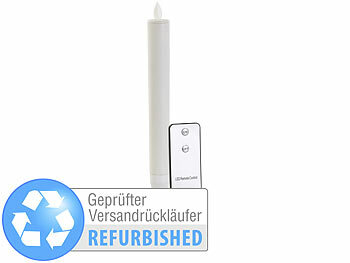 Elektro-Kerze: Britesta LED-Stabkerze mit beweglicher Flamme, Versandrückläufer