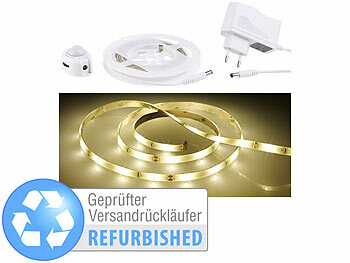 Lunartec LED-Bettlicht für Einzelbett, Bewegungssensor, Versandrückläufer