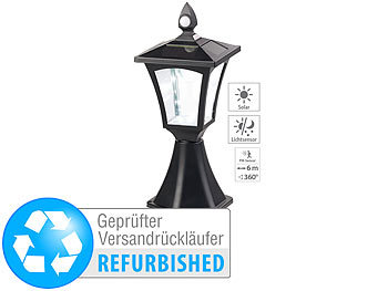 Royal Gardineer Solar-LED-Standleuchte, PIR-Sensor, Versandrückläufer