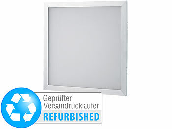LED-Lampen Slim: Lunartec Deko-LED-Panel 30 x 30 cm brillantweiß (refurbished)