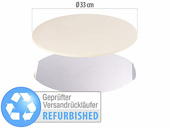 Pizza-Steine: Cucina di Modena Runder Pizzastein mit Aluminium-Servierblech, Versandrückläufer