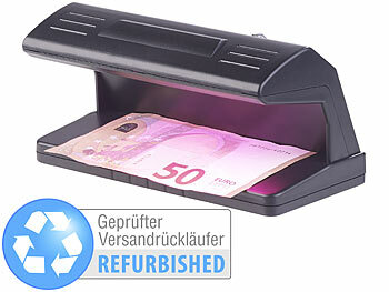 Geld-Prüfer: General Office UV-Geldscheinprüfer, auch für Ausweise, Versandrückläufer