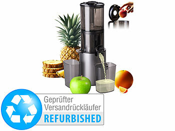 Rosenstein & Söhne Elektro-Ganzfrucht-Kalt-Entsafter, 800ml, Versandrückläufer