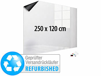 infactory Magnetische Whiteboard-Folie, selbstklebend,Versandrückläufer 