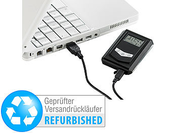 Thermo Hygro Datenlogger: FreeTec USB-Temperatur- und Luftfeuchtigkeits-Datenlogger (Versandrückläufer)