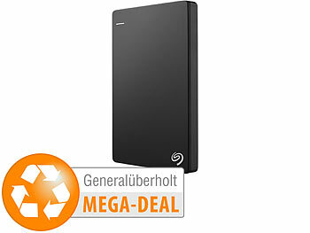 Seagate Backup Plus Slim Ext. 1TB Festplatte, USB 3.1, 2.5" (refurbished)