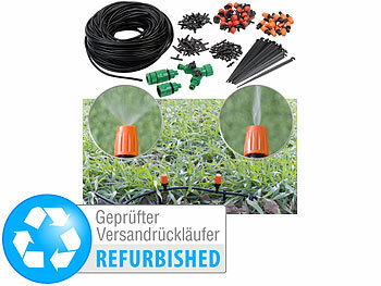 Royal Gardineer 136-teiliges Sprinkler Pflanzen-Bewässerungs-Set, Versandrückläufer