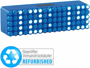 Designwecker: infactory LED-Designer-Wecker "Blue 24", Versandrückläufer