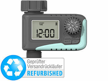Zeitschaltuhr Schlauch: Royal Gardineer Digitaler Bewässerungscomputer mit LCD-Display Versandrückläufer