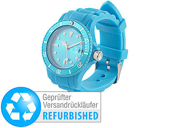 St. Leonhard Sportliche Silikon-Quarz-Armbanduhr, Versandrückläufer