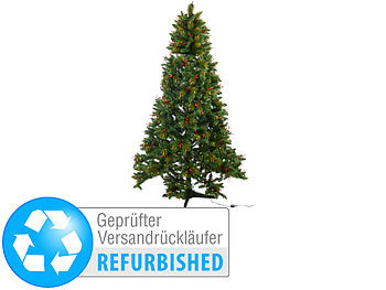 infactory Rotierender Weihnachtsbaum mit Deko & Beleuchtung (Versandrückläufer)
