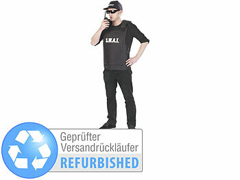 Männer-Kostüm: infactory Faschings-Kostüm "S.W.A.T.", 2-teilig, Versandrückläufer