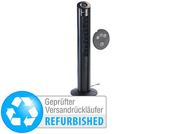 Oszillationsfunktionen Hightowers Schwenkfunktionen Automatische Schwenkbare Kühlen Luftkühler: Sichler Digitaler Turmventilator + Fernbedienung,55W (refurbished)