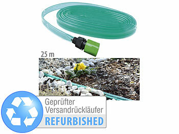 Royal Gardineer Schlauch-Regner zur Garten-Bewässerung, flach, Versandrückläufer 