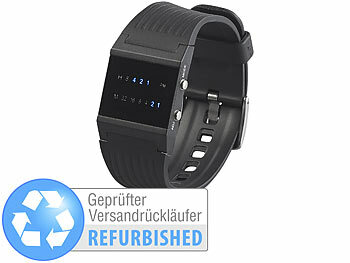 Damenarmbanduhr: St. Leonhard Binär-Armbanduhr "Future Line", Versandrückläufer