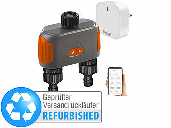 Royal Gardineer Bewässerungscomputer mit Bluetooth 5, WLAN-Gateway, Versandrückläufer