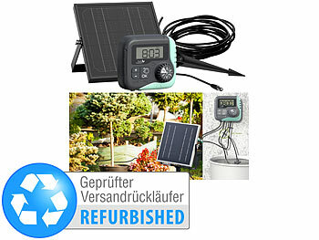 Solar Bewässerung: Royal Gardineer Autarkes 51-teiliges Solar-Bewässerungssystem, Versandrückläufer 