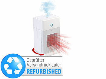 Keramik Heizer Steckdose: Carlo Milano 2in1-Keramik-Heizlüfter und Luftbefeuchter, Versandrückläufer