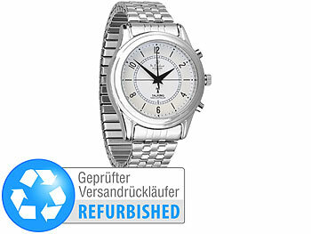 Armbanduhr, Digital: St. Leonhard Sprechende Seniorenuhr mit Funk, Versandrückläufer