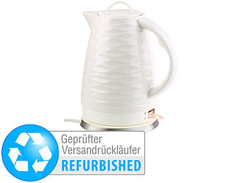 Rosenstein & Söhne Porzellan-Wasserkocher WSK-270.rtr,  1,7 Liter (Versandrückläufer)