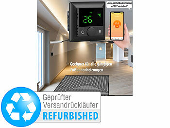 Raumthermostat dgital: revolt WLAN-Fußbodenheizungs-Thermostat ,Versandrückläufer