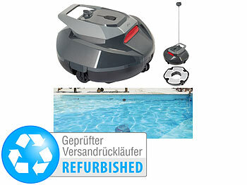 AGT Kabelloser Akku-Poolreiniger-Roboter, bis 90 Min. Versandrückläufer