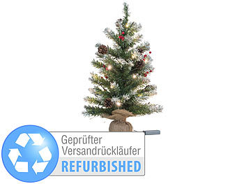 Tisch Weihnachtsbaum: Britesta Deko-Weihnachtsbaum mit 30 LEDs, Versandrückläufer