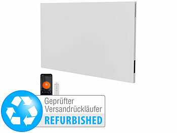 Elektrische Heizung Bad: Sichler WLAN-Hybrid-Infrarot- & Konvektor-Heizpanel, Versandrückläufer