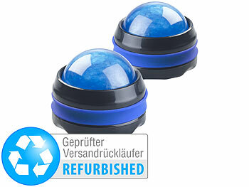 Massage-Bälle: newgen medicals 2er-Set Massageroller für den ganzen Körper, Versandrückläufer