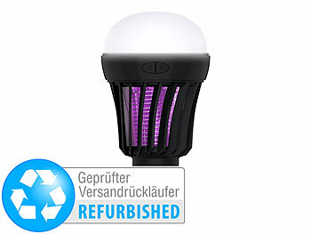 Camping Tischlampen: Exbuster 2in1-UV-Insektenvernichter & Camping-Laterne, Versandrückläufer 