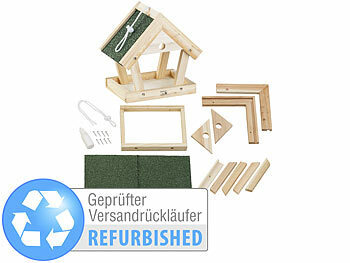 Vogelhaus Bausets: Royal Gardineer Vogel-Futterhaus-Bausatz aus Echtholz, Versandrückläufer