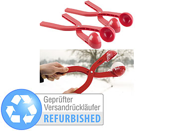 infactory 2er-Set Profi-Schneeballzange für Schneebälle, Versandrückläufer 