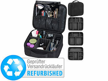Organizer Aufbewahrung tragbare Reise Aufbewahrungsbox Kosmetik Makeup Case Bag Universal: Xcase Professioneller Reise-Organizer Versandrückläufer