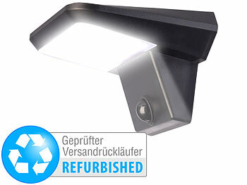 lampe solaire murale extérieure: Luminea Projecteur LED solaire sans fil, produit retourné disponible sur eMall