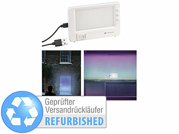 VisorTech TV-Simulator zur Einbrecher-Abschreckung, Versandrückläufer