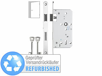 Rundstulp Key Schloß Schlüssel Universal Schlüssellochsperre Schlosssperre Buntbartschlüssel: AGT Buntbart-Einsteckschloss für Zimmertüren, Versandrückläufer