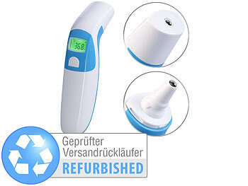 newgen medicals Medizinisches 3in1-Infrarot-Thermometer für Ohr, Versandrückläufer 