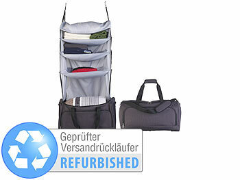 Xcase Faltbare Reisetasche, integriertem Wäsche-Organizer, Versandrückläufer