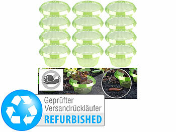 Schnecken-Schutzringe: Royal Gardineer 12er-Set Schneckenschutzringe, Versandrückläufer