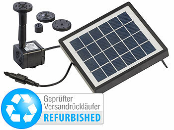 fontaine à pompe solaire: Royal Gardineer Pompe de fontaine pour étang avec panneau solaire de 1,5 Watt, retour de livraison disponible sur eMall