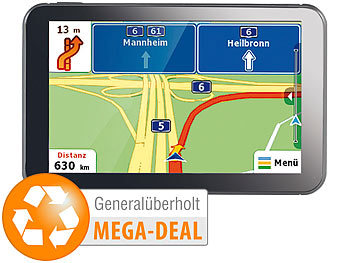 PEARL Navigationssystem VX-50 Easy mit Deutschland-Karte (Versandrückläufer)