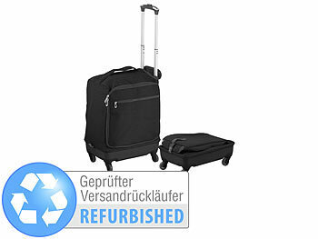 Faltreisetasche: Xcase Ultraleichter Reise-Trolley mit 46 Litern Volumen, Versandrücläufer