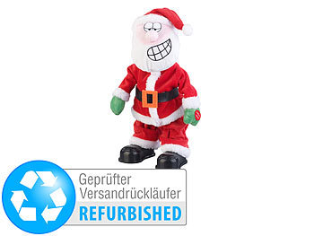 Twerking Weihnachtsmann: infactory Singender und twerkender Weihnachtsmann, 30 cm